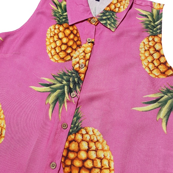 Pink pineapple sleeveless - Picture 5 of 5